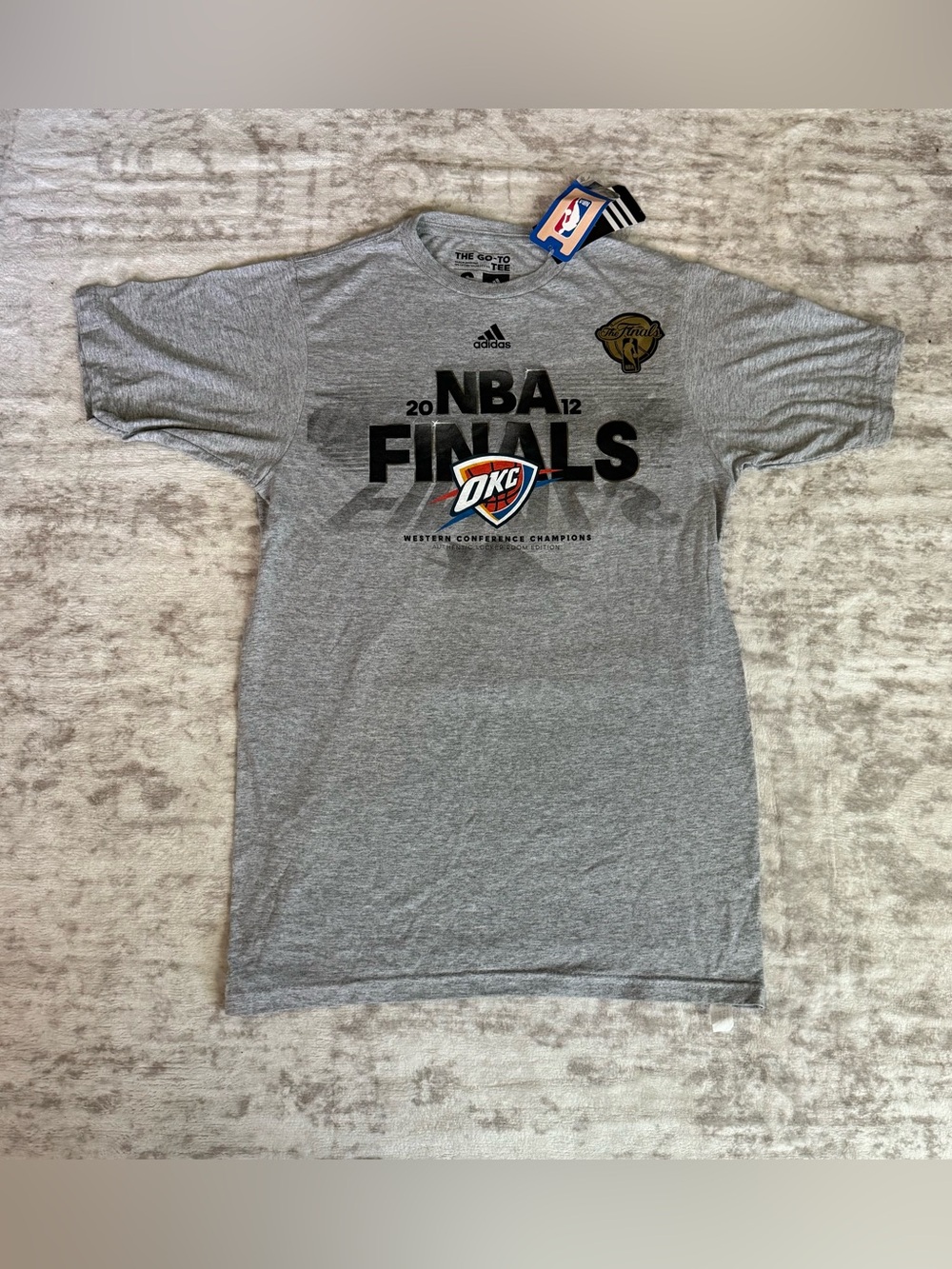 Locker Room Edition Adidas 2012 NBA Finals OKC Thunder Tee